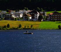 Fishing on Lake Haidersee