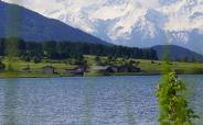 Lake Haidersee in Obervinschgau