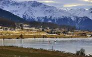 Ice sailing on the Haidersee